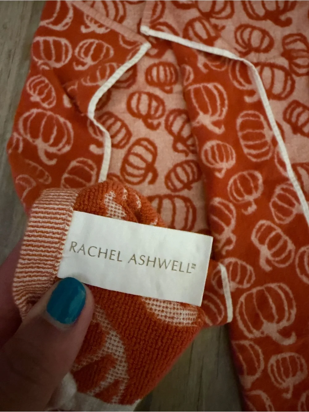 Orange Pumpkin Pattern Bath Towels - Home Bath 3 towels